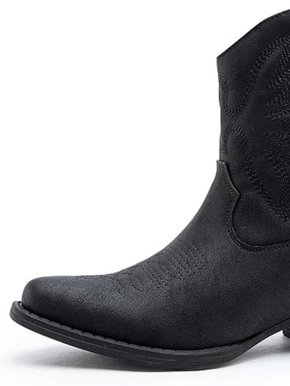 NEW Women's Black Western Embroidered Cowboy Boots Size 10 - Picture 4 of 9